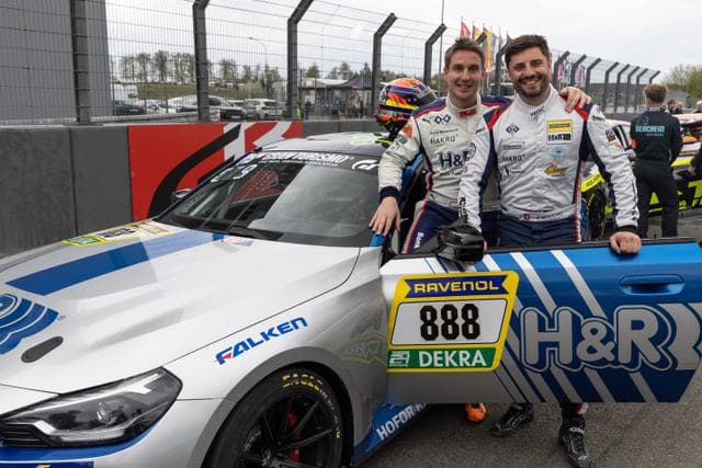 Michael Schrey in der Startaufstellung