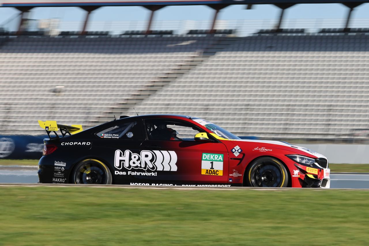 Schrey und Piana auf dem Weg zum Podiumsplatz in Hockenheim